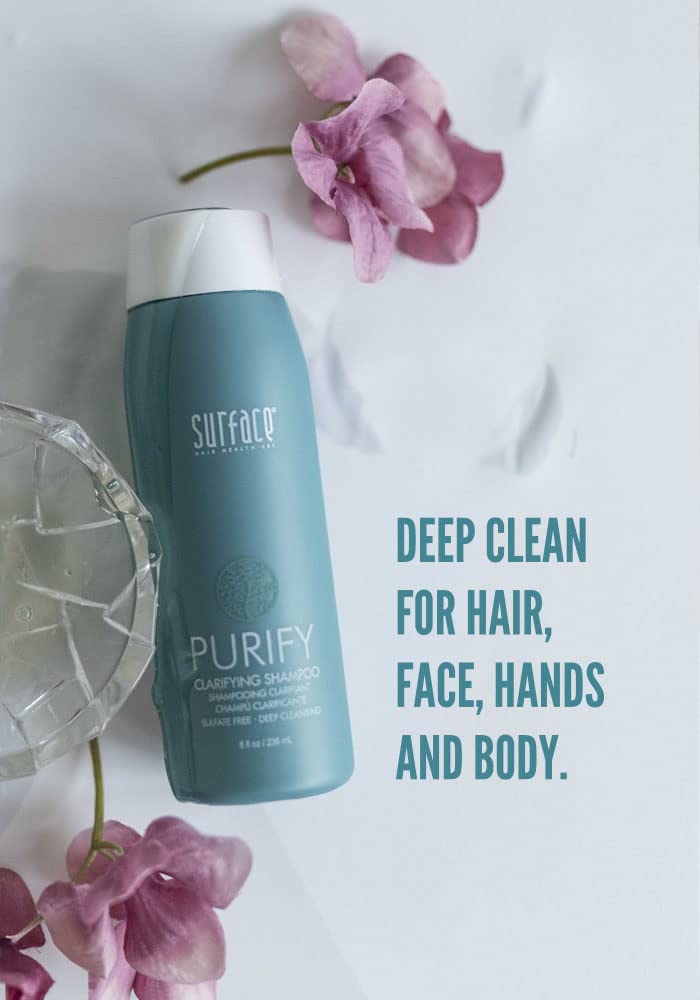 SURFACE Hair - Purify Clarifying Cleansing Shampoo - Clarify, Deep Cleanse, Sulfate Free - 8 fl oz - Image 3